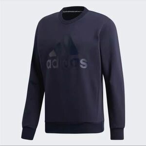 Adidas Navy Pullover Men’s Sweater Size Large